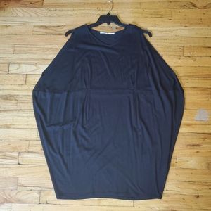 Vintage thin wool drape dress